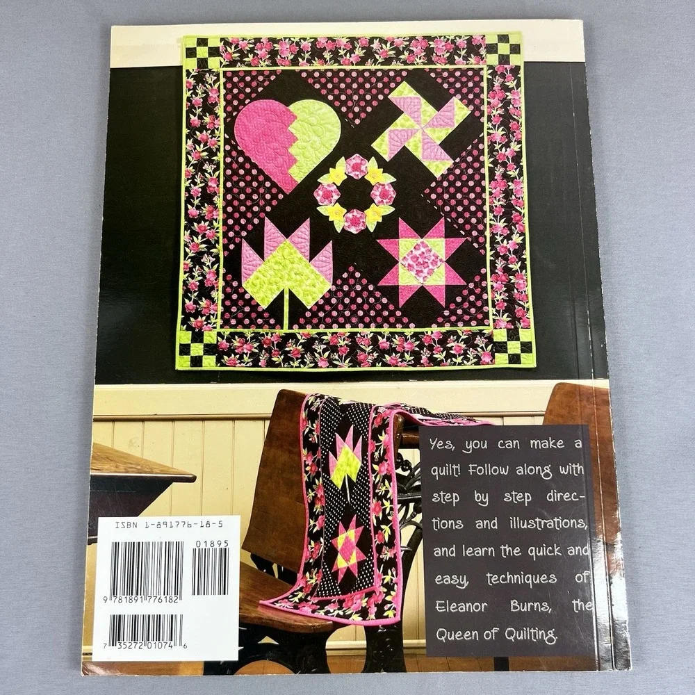 It's 'El'ementary Quilting Tips and Techniques Eleanor Burns Quilting Book PB